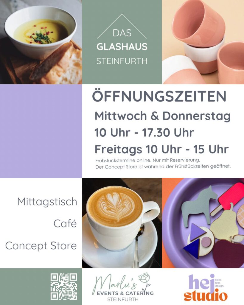 Öffnungszeiten ab März 26