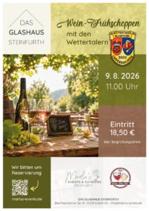Wein-Frühschoppen 09. August 2026 1 Weinfrühschoppen