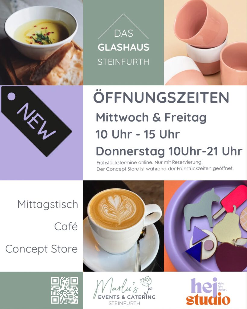 Glashaus Oeffnungszeiten